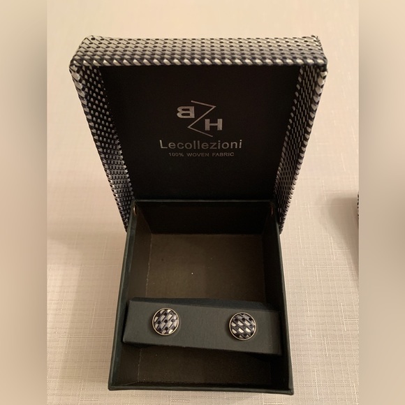 Men's 3 pieces Gift Box Set - Tie, Pocket square and Cufflinks - Picture 8 of 8